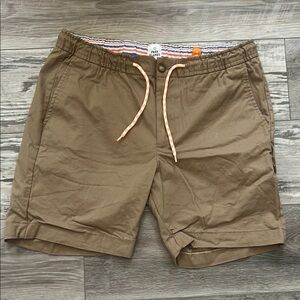Free Planet khaki drawstring shorts NWOT